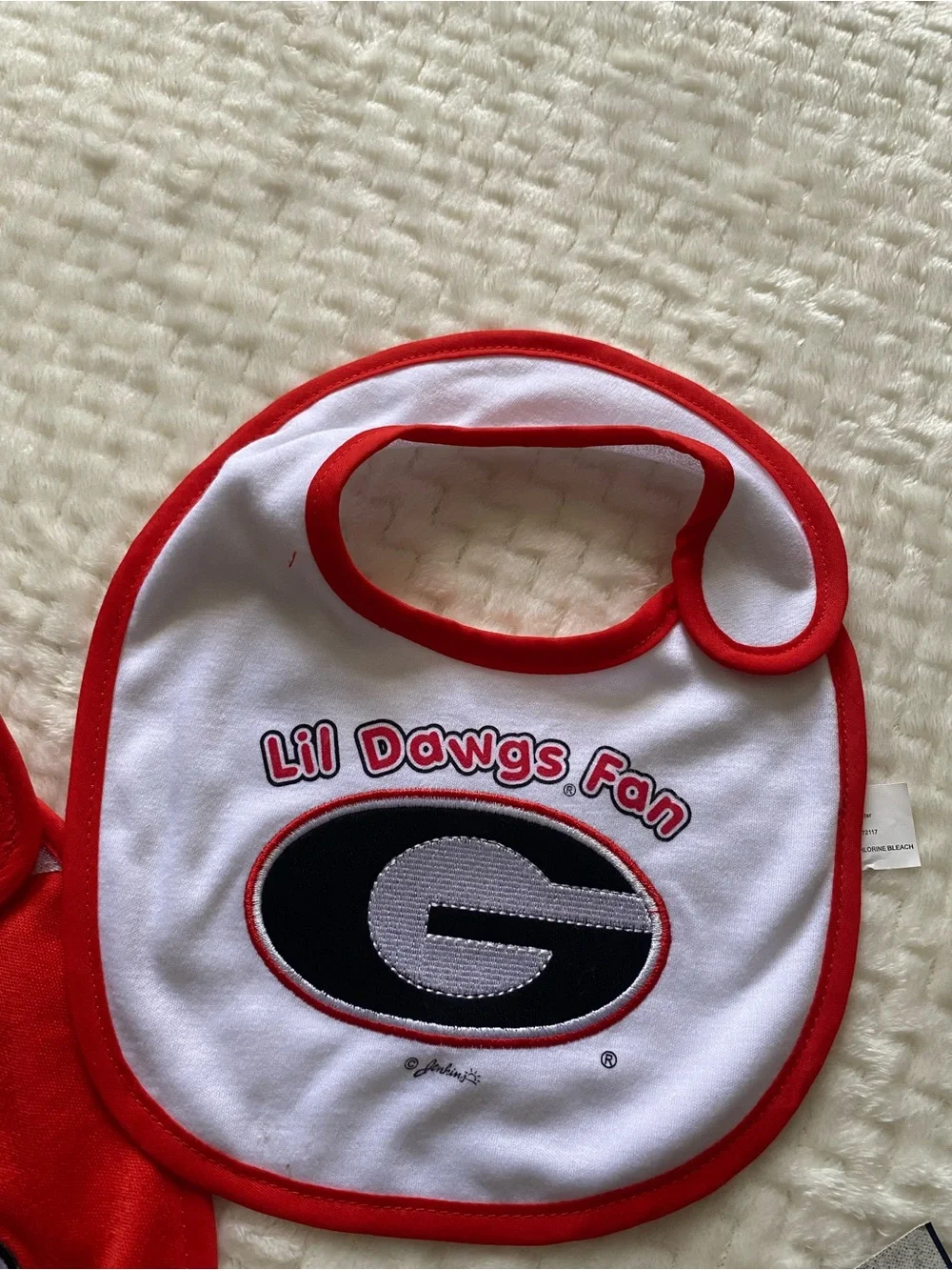 Georgia Bulldogs Baby Bibs & Hair Ties 4-Piece Set